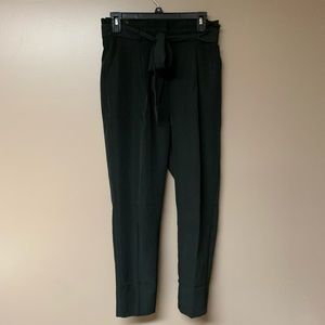 Lulus Tie Waist Paper Bag Pants